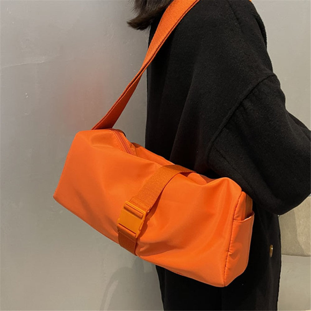 Nylon Sports Gym Bag Duffle Bag Weekend Overnight Shoulder Bag Handbag