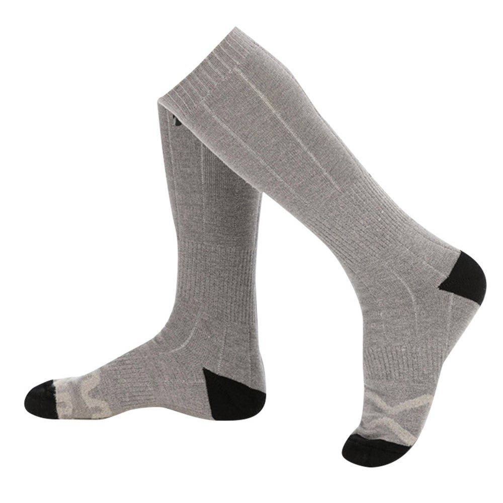 Winter Outdoor Washable Electric Heating Socks 3 Modes Elastic Cotton Socks without Power Bank