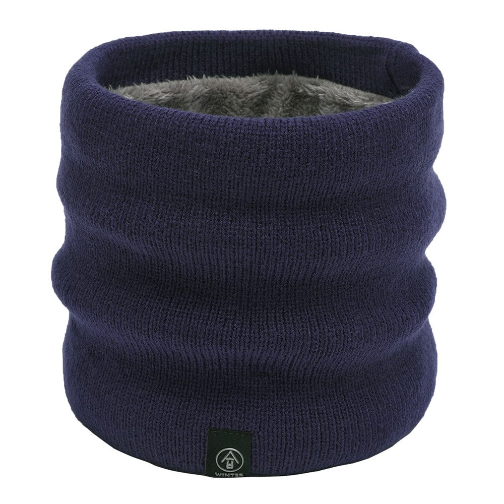 Winter Neck Warmer Fleece Neck Gaiter Thick Windproof Scarves for Women Men