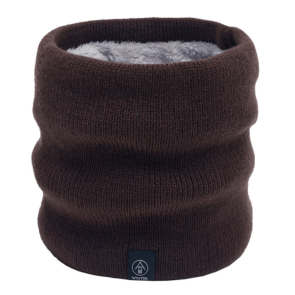 Winter Neck Warmer Fleece Neck Gaiter Thick Windproof Scarves for Women Men