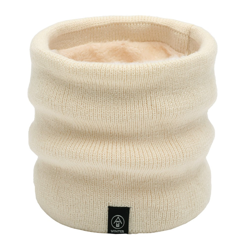 Winter Neck Warmer Fleece Neck Gaiter Thick Windproof Scarves for Women Men