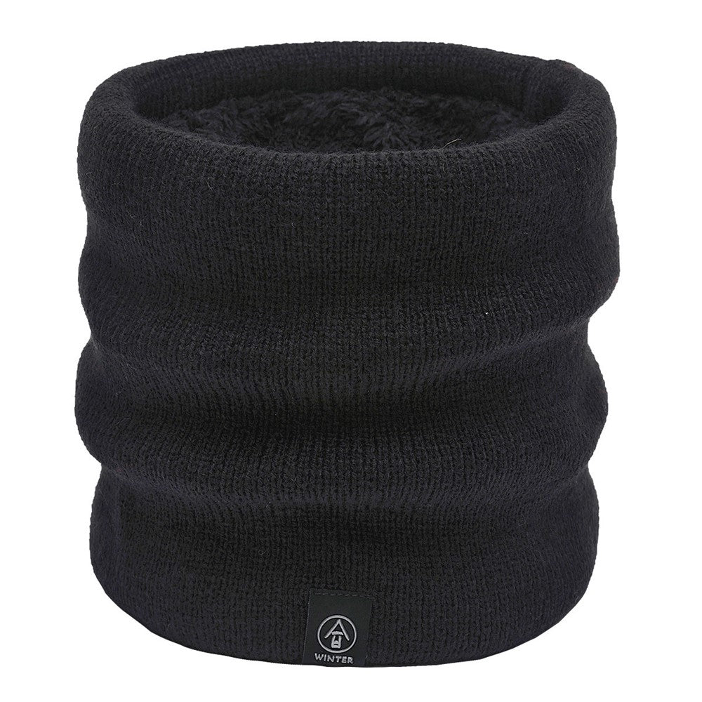 Winter Neck Warmer Fleece Neck Gaiter Thick Windproof Scarves for Women Men