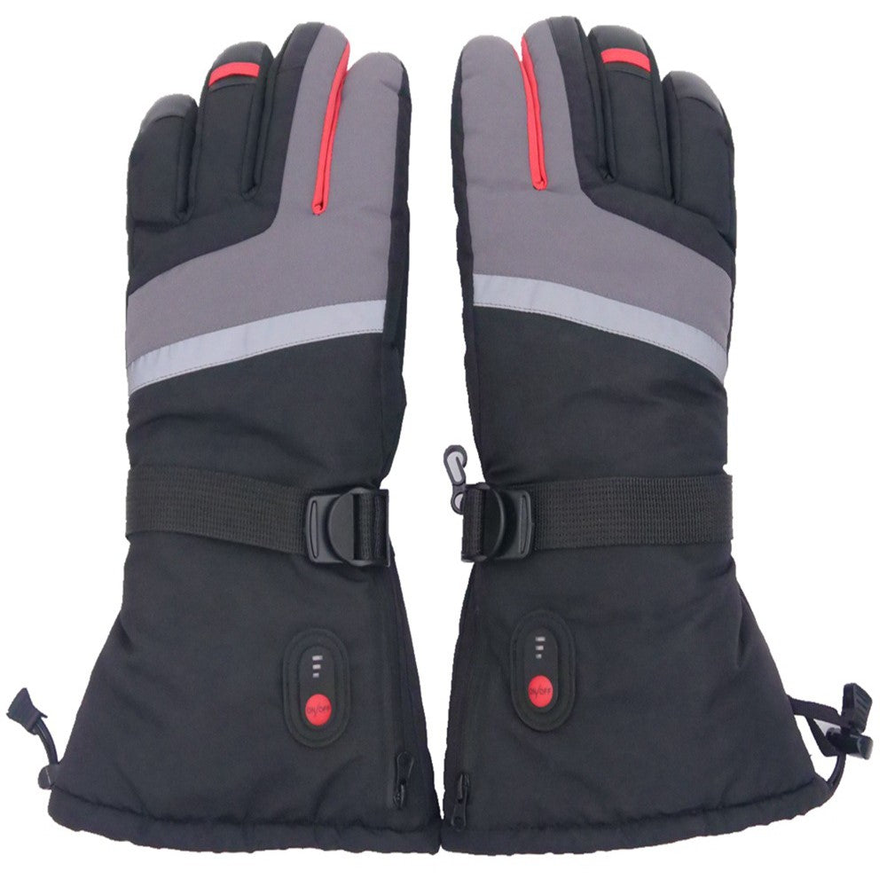 1Pair Portable Electric Heated Gloves for Winter Battery Heating Thermal Gloves Touchscreen Function Hand Warmer