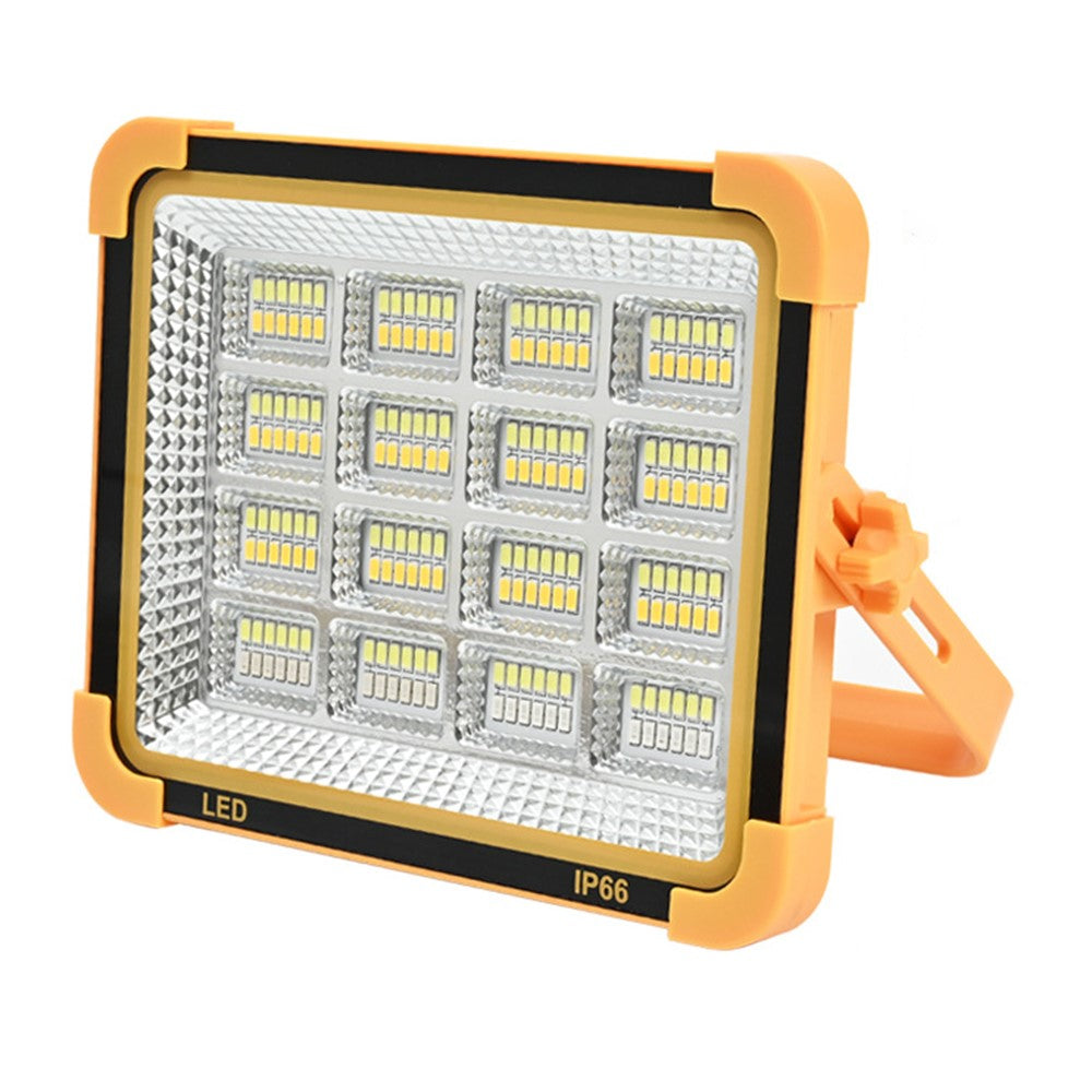 Large 16 Grid 4800W Solar LED Light Outdoor Camping Rechargeable Floodlight Super Bright Emergency Lamp