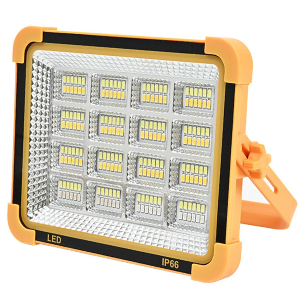 Large 16 Grid 6000W Solar LED Light Outdoor Camping Rechargeable Floodlight Super Bright Emergency Lamp