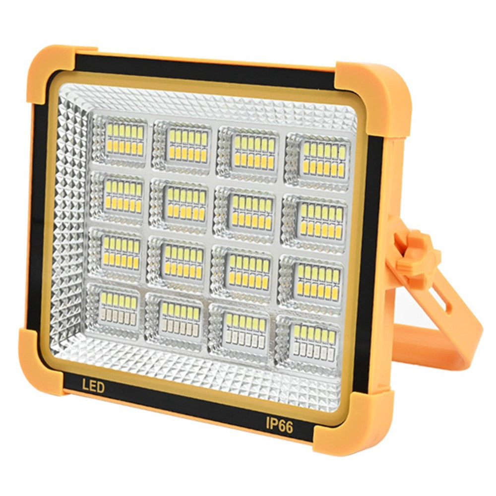Large 16 Grid 7000W Solar LED Light Outdoor Camping Rechargeable Floodlight Super Bright Emergency Lamp