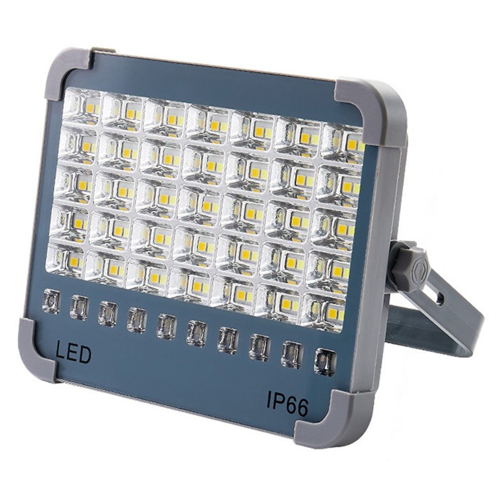 90 LED 6000W Solar Powered Portable Rechargeable Floodlight Outdoor Camping Light Super Bright Emergency Lamp