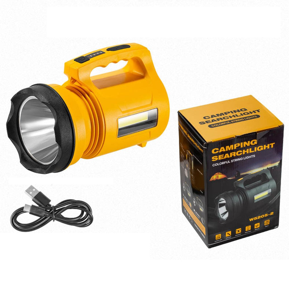 W5205-2 Handheld RGB Searchlight Outdoor Cycling High Bright P50 LED Flashlight