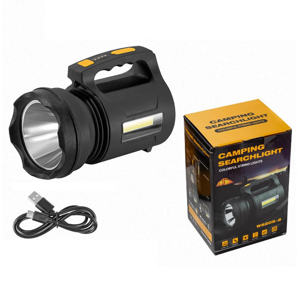 W5205-2 Handheld RGB Searchlight Outdoor Cycling High Bright P50 LED Flashlight