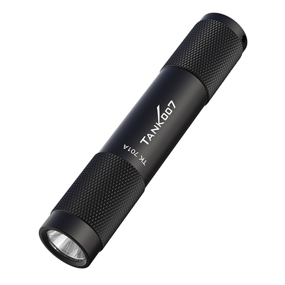 TANK007 TK701A Waterproof Mini Flashlight with Keyring 80 Lumens Portable LED Torch No Battery