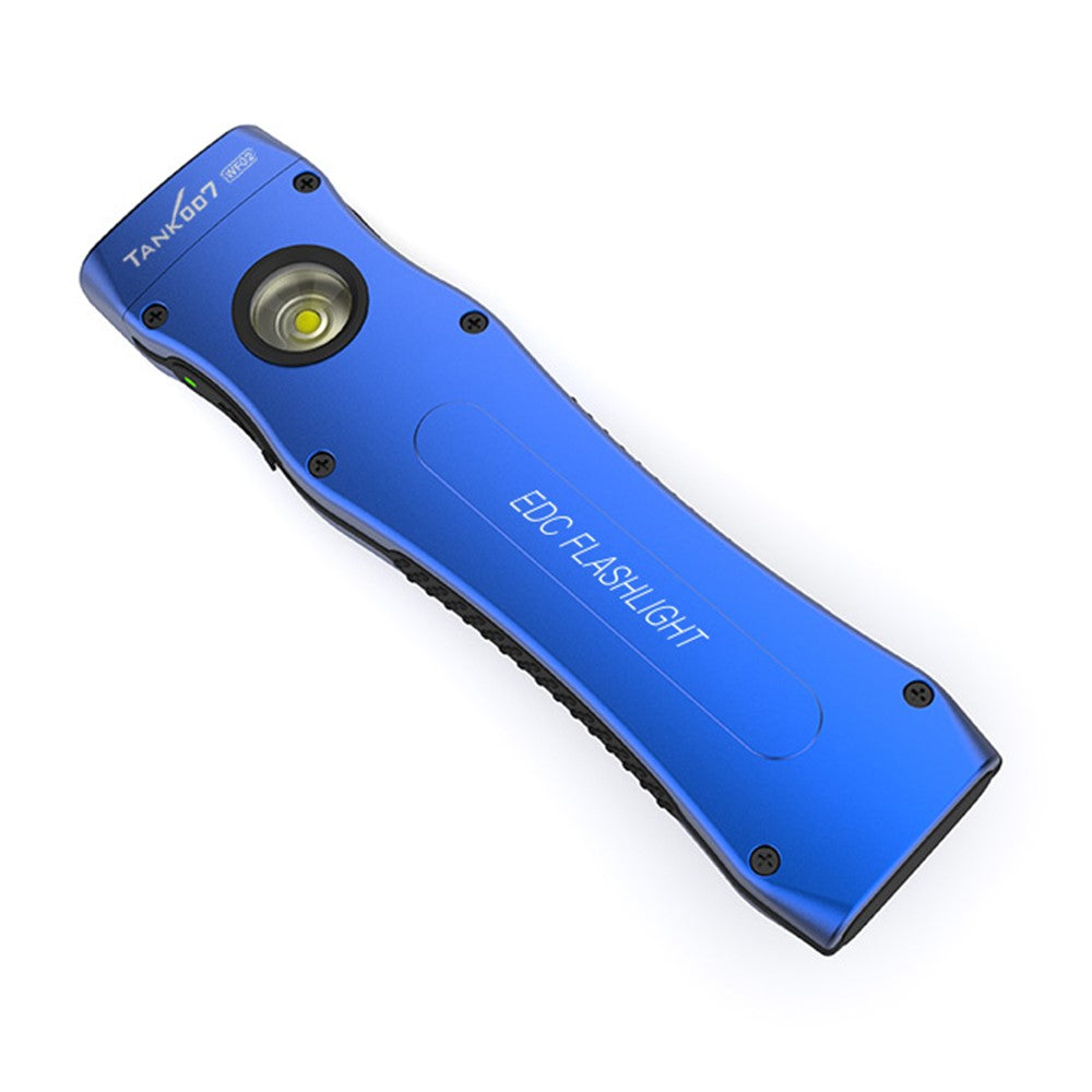 TANK007 WF02 Dual Light Source EDC Flashlight 1.5m Anti Drop Ultra Thin Clip On Mini LED Torch