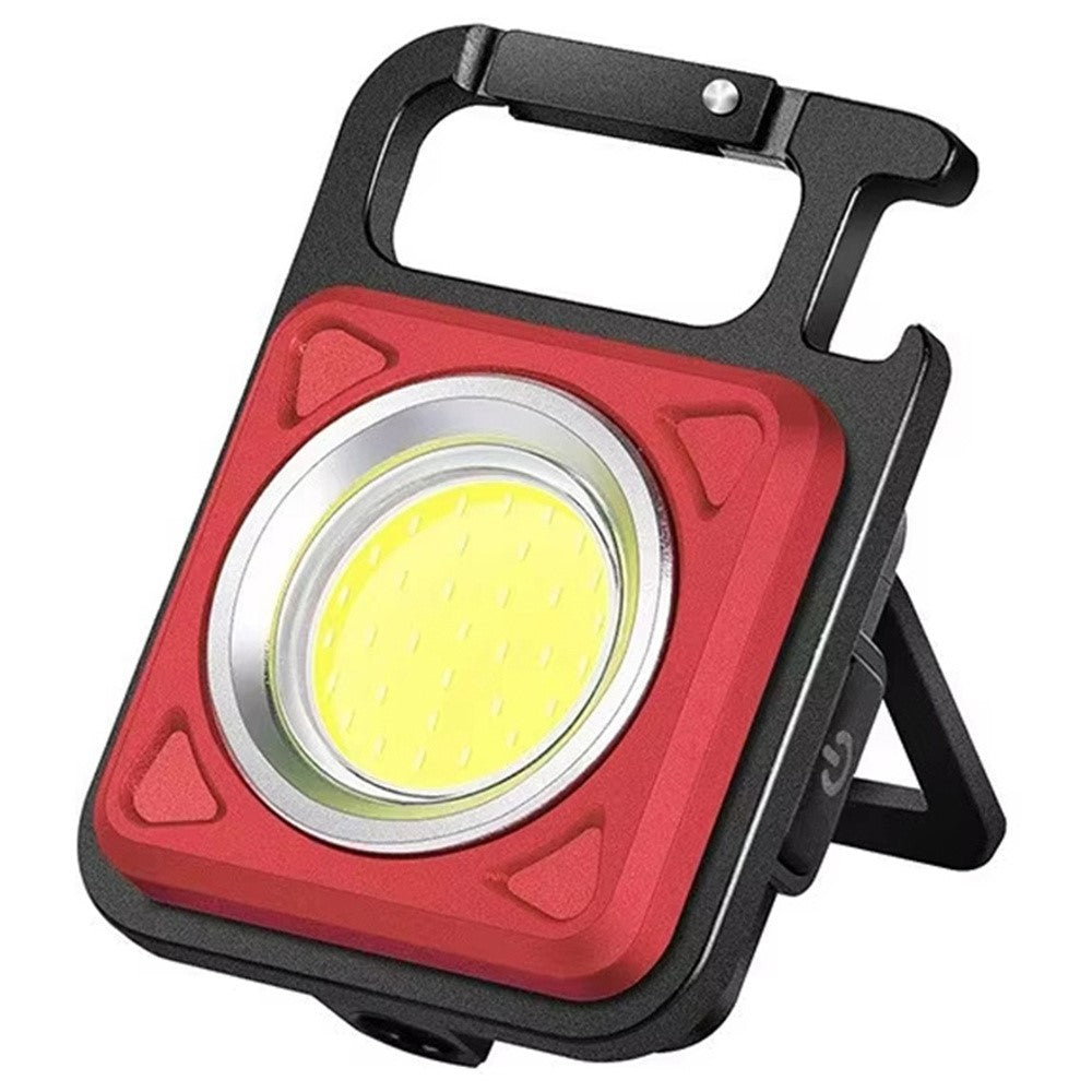 W5134 Mini LED Flashlight Keychain Light with Bottle Opener Portable High Brightness Magnetic Lamp