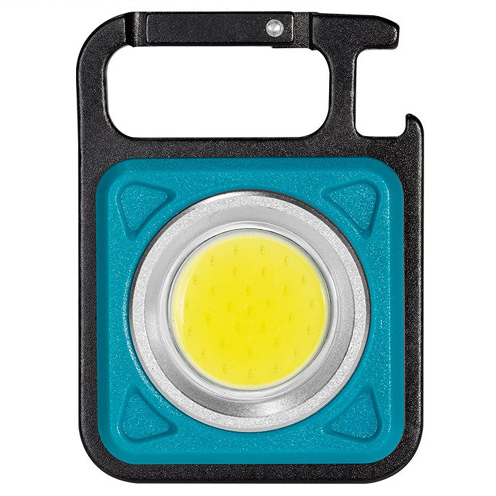 W5134 Mini LED Flashlight Keychain Light with Bottle Opener Portable High Brightness Magnetic Lamp