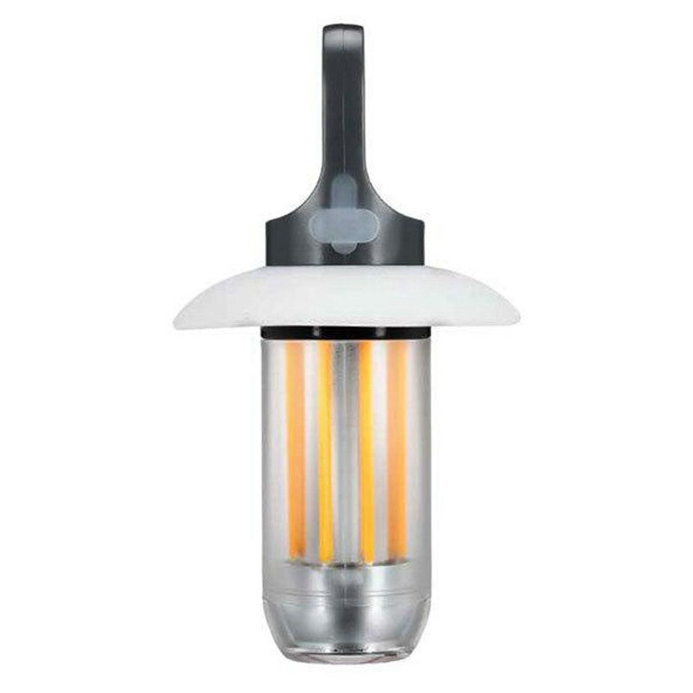 YY17 Rechargeable Camping Lantern Warm / White Light Portable Outdoor Tent Light, 8 Tungsten Filaments