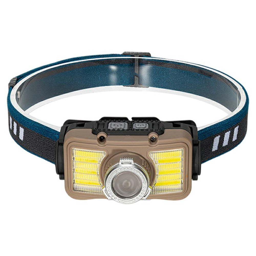 W6100A LED Mini Headlamp Motion Sensor COB Outdoor Adventure Fishing Headlight High Brightness