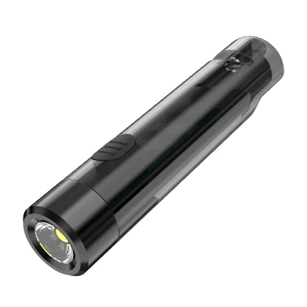 MNS1 Mini Portable Flashlight Outdoor Emergency Whistle Camping Hiking Torch with Keychain