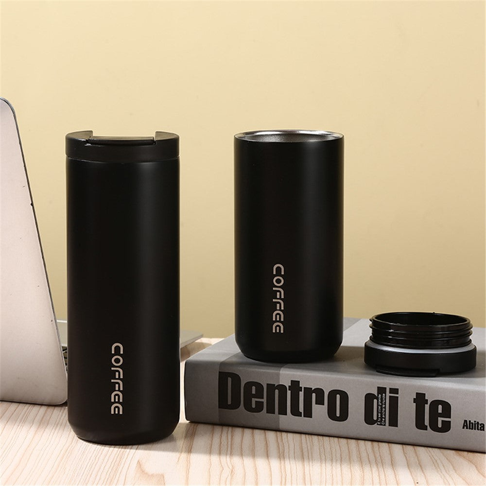 400ml 304 Stainless Steel Insulated Coffee Cup Car Home Water Bottle BPA-Free, No FDA Certification