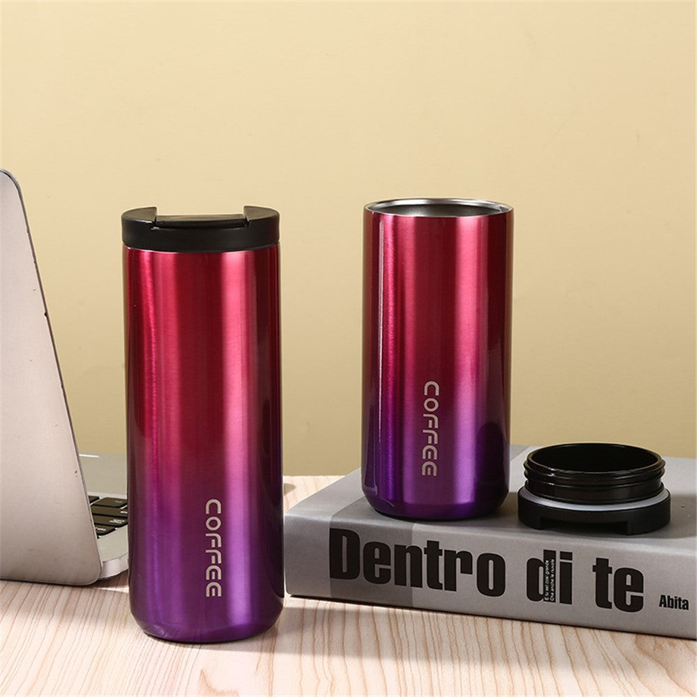 400ml 304 Stainless Steel Insulated Coffee Cup Car Home Water Bottle BPA-Free, No FDA Certification