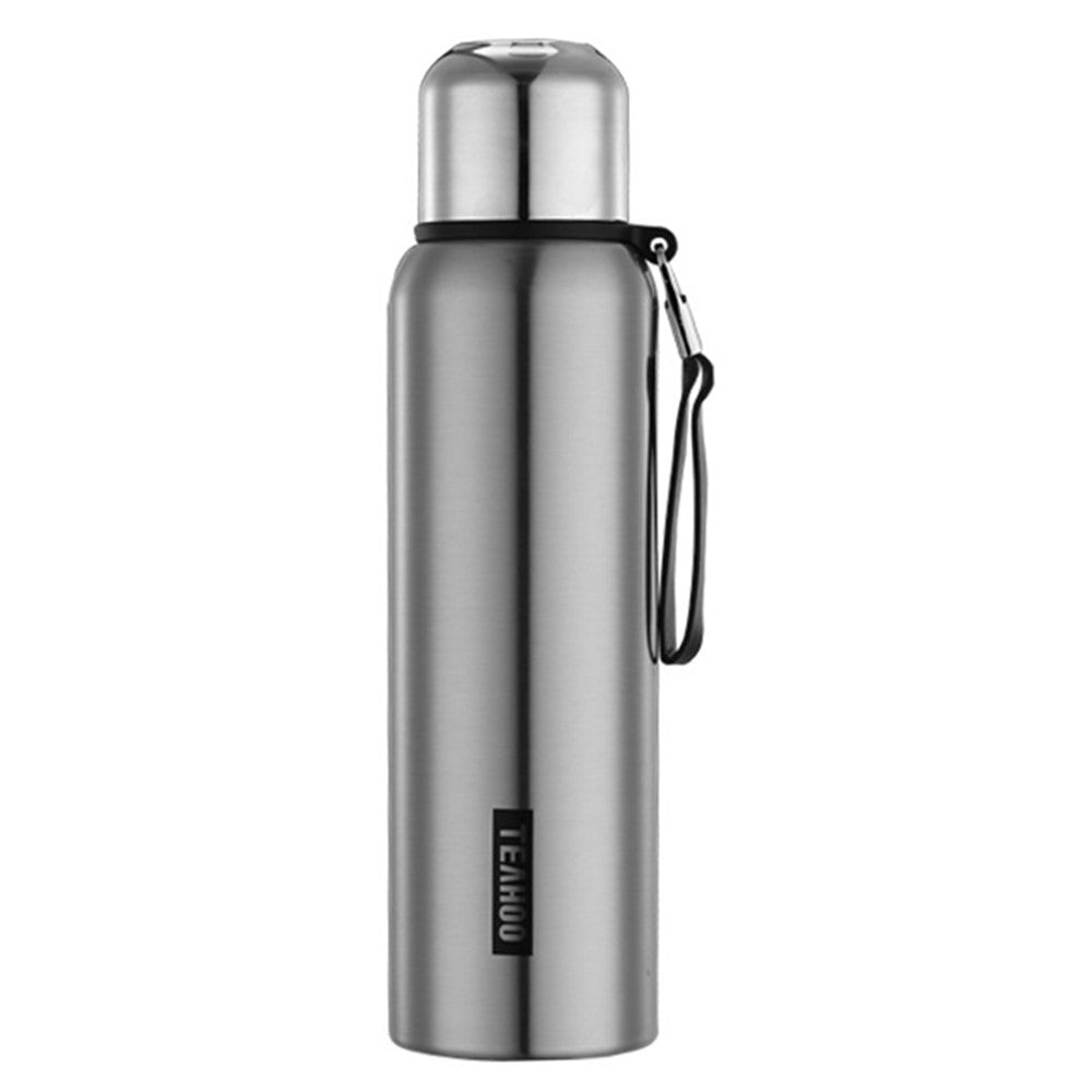 TEAHOO 800ML 316 Stainless Steel Insulated Cup Water Bottle with Cloth Sleeve BPA-Free, No FDA