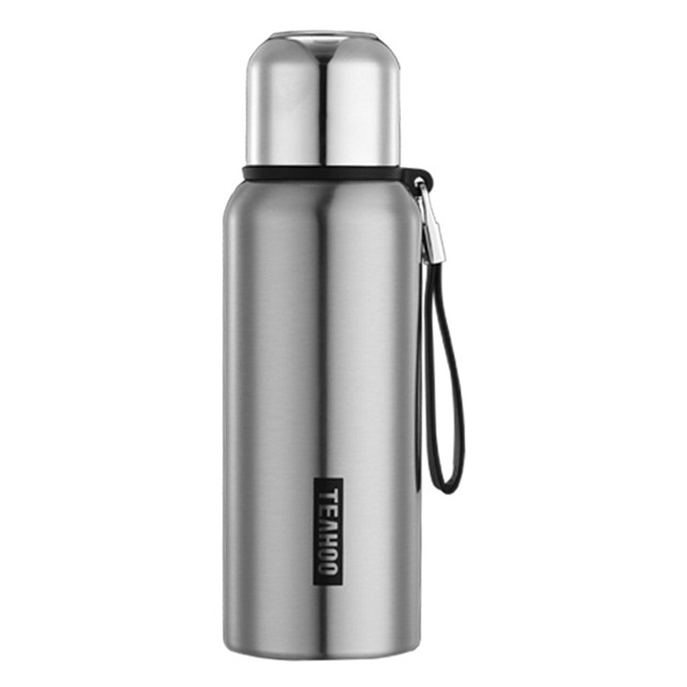 TEAHOO 600ML 316 Stainless Steel Insulated Cup Portable Water Bottle with Cloth Sleeve BPA-Free, No FDA