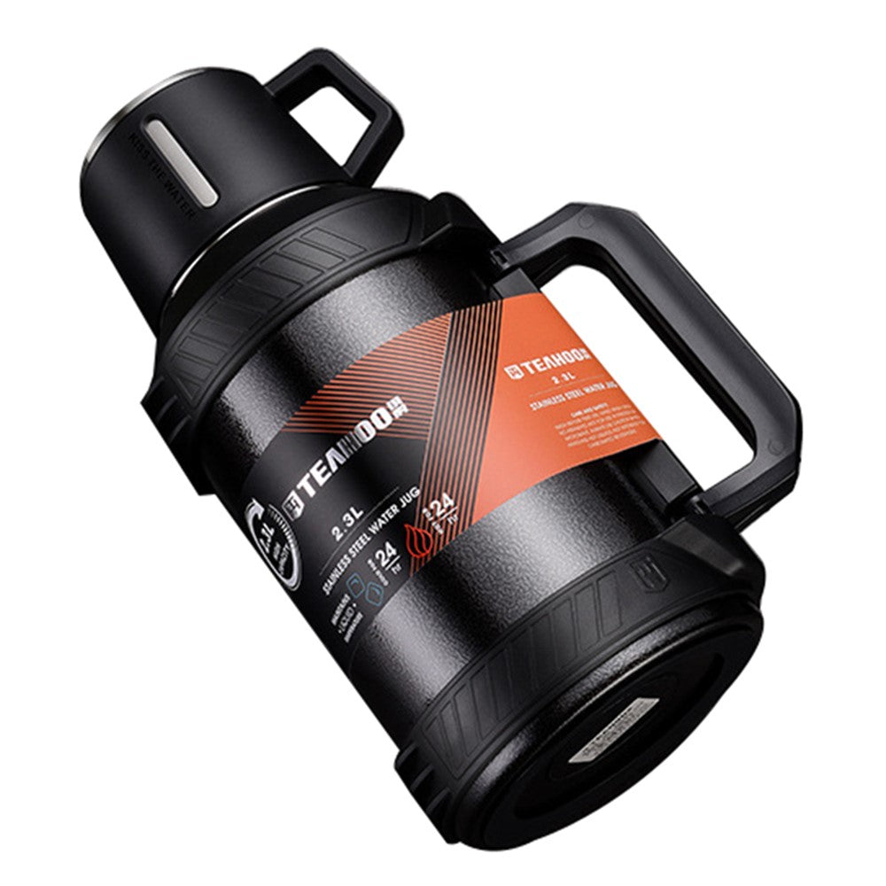 TEAHOO 2.3L 304 Stainless Steel Insulated Cup Outdoor Water Bottle BPA Free, No FDA