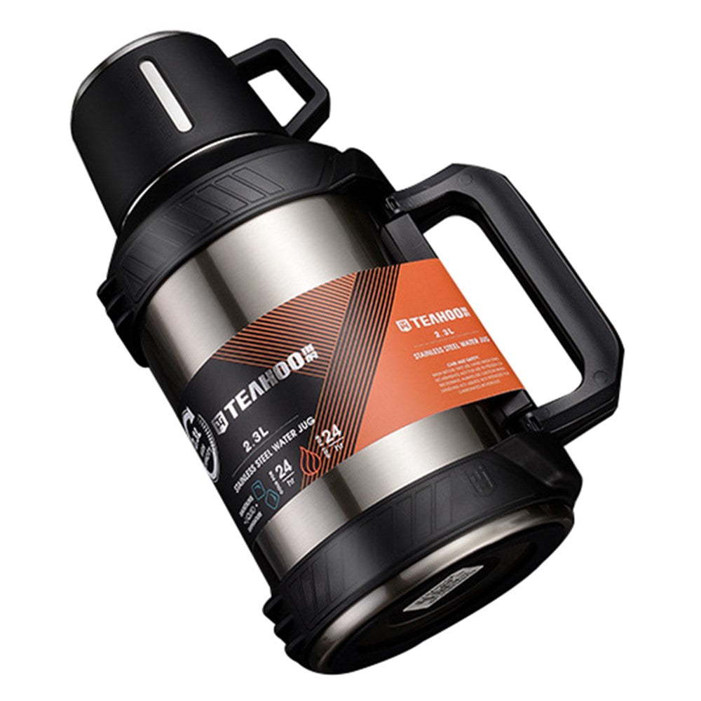 TEAHOO 2.3L 304 Stainless Steel Insulated Cup Outdoor Water Bottle BPA Free, No FDA