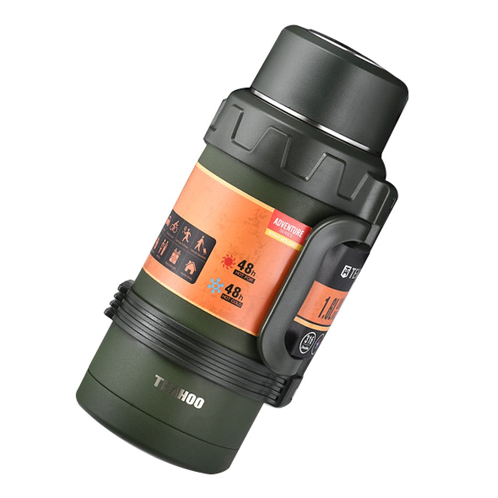 TEAHOO 1600ml 316 Stainless Steel Insulated Cup Outdoor Vacuum Water Bottle BPA Free, No FDA