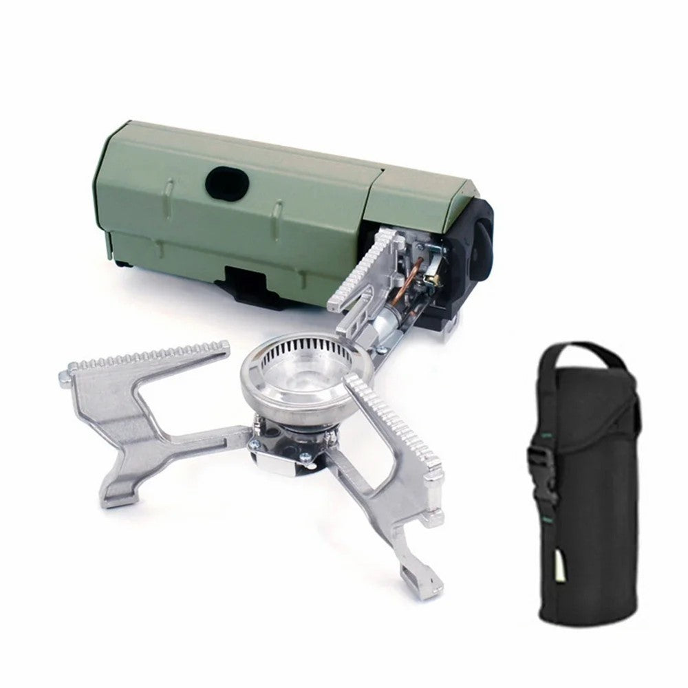 001 Portable Camping Stove Burner Outdoor Picnic Cooking Folding Gas Stove