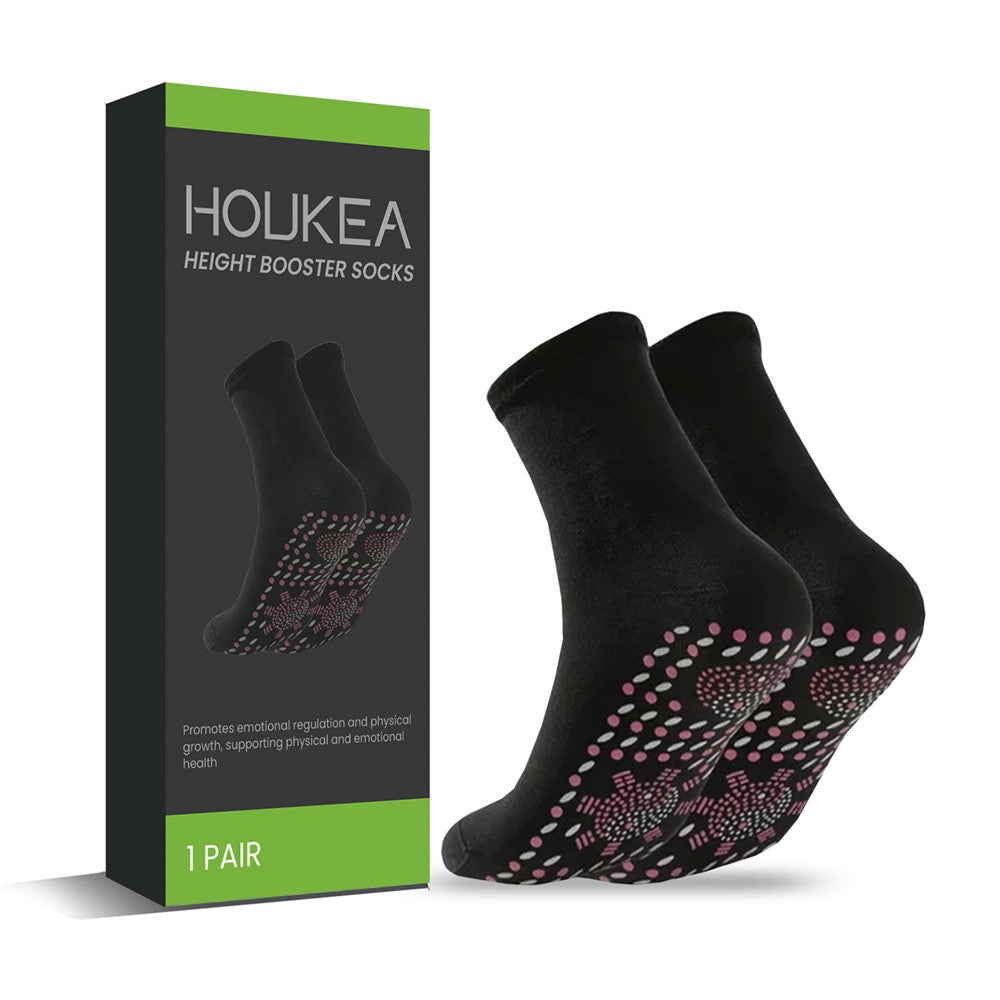 HOUKEA HK-J01-0109-01 Winter Self-Heating Socks Anti-Fatigue Non-Slip Thermal Socks
