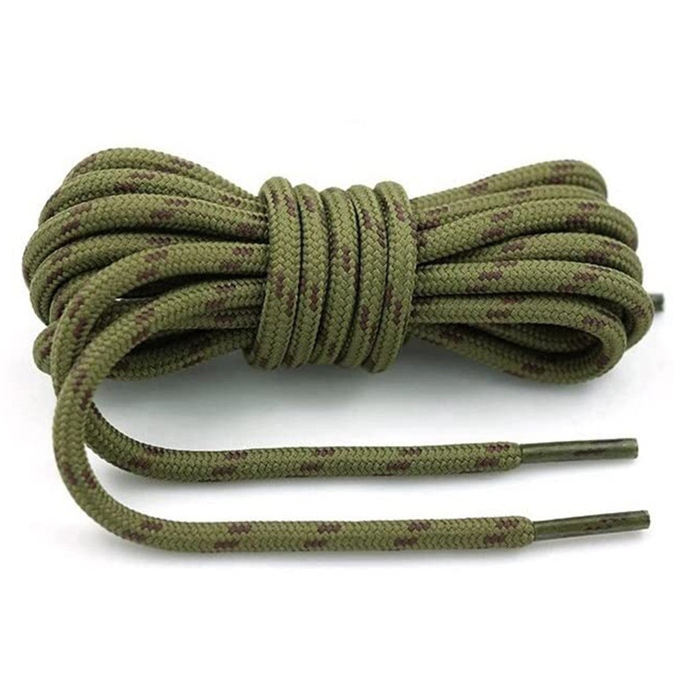 1 Pair 120cm Martin Boots Hiking Shoe Laces Round Wear-Resistant Polyester Shoelace Rope