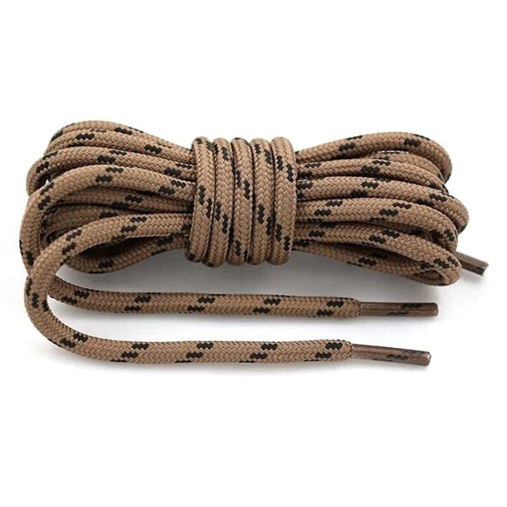 1 Pair 120cm Martin Boots Hiking Shoe Laces Round Wear-Resistant Polyester Shoelace Rope