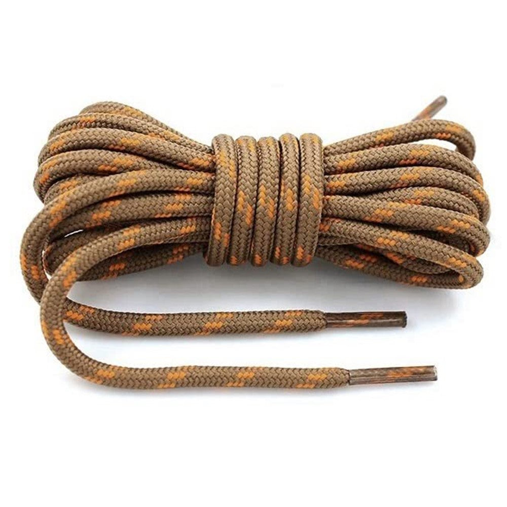 1 Pair 120cm Martin Boots Hiking Shoe Laces Round Wear-Resistant Polyester Shoelace Rope