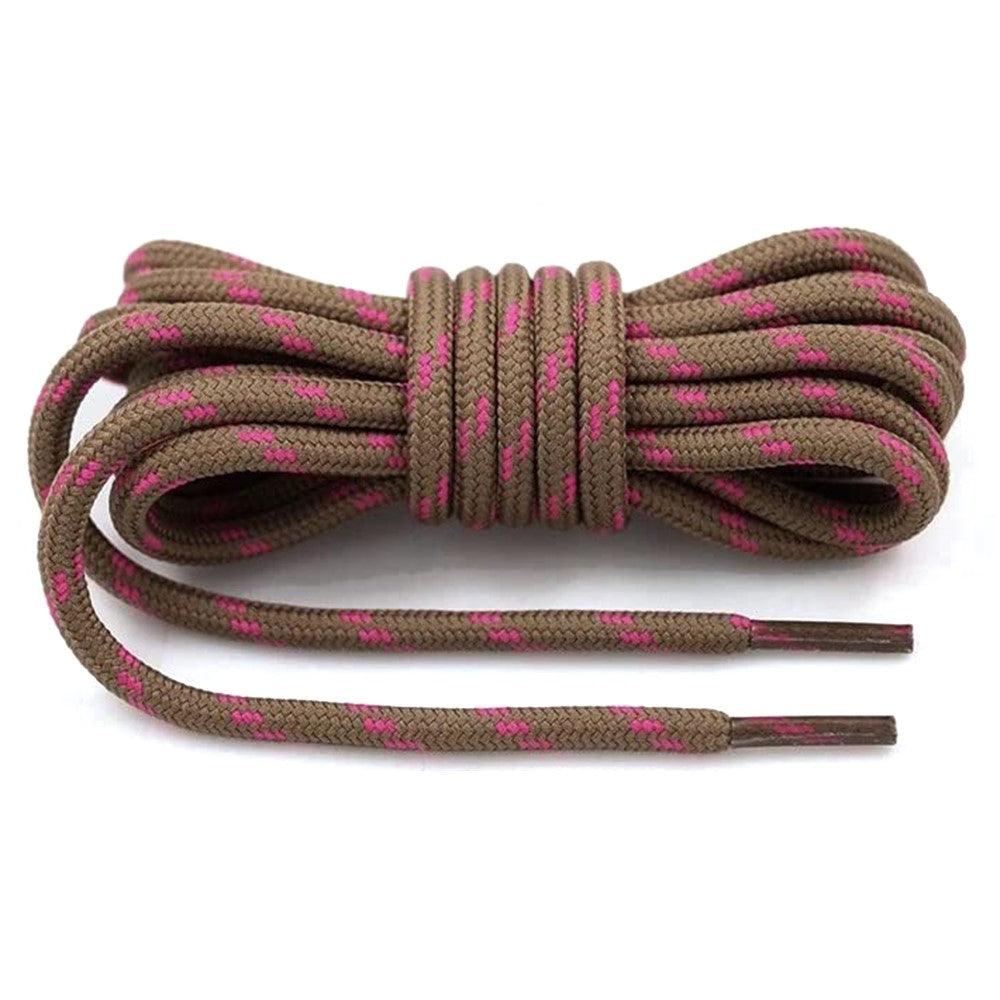 1 Pair 140cm Martin Boots Hiking Shoe Laces Round Wear-Resistant Polyester Shoelace Rope