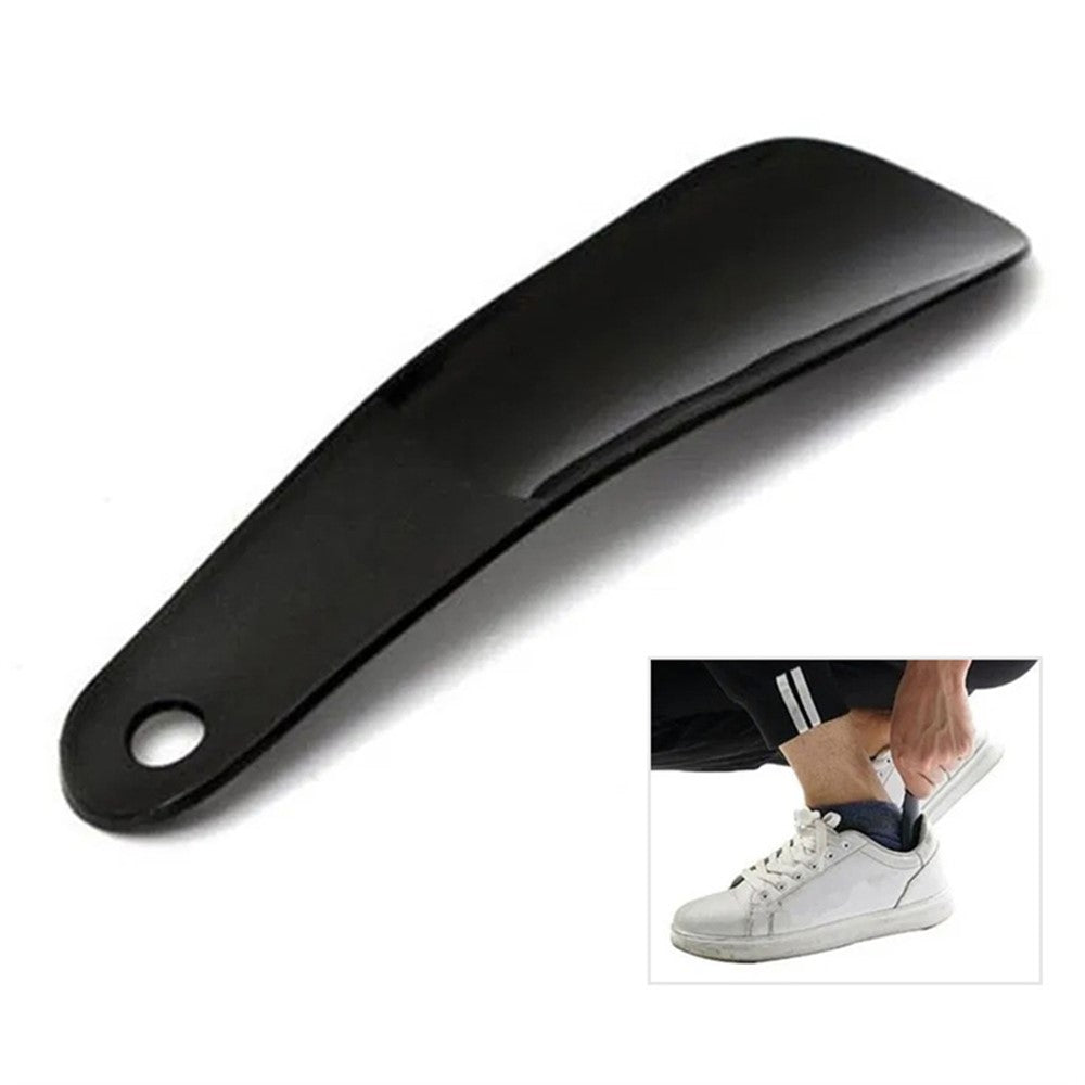 16cm Portable Shoe Horn Plastic Spoon Shaped Shoe Lifter Shoe Changing Assistant