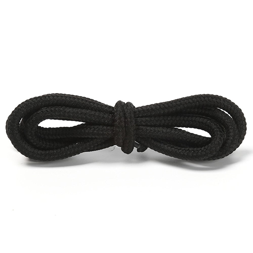 1 Pair Round 4mm Polyester Shoelaces Sneakers Hiking Shoes Hoods Trouser Ropes, 1.2m