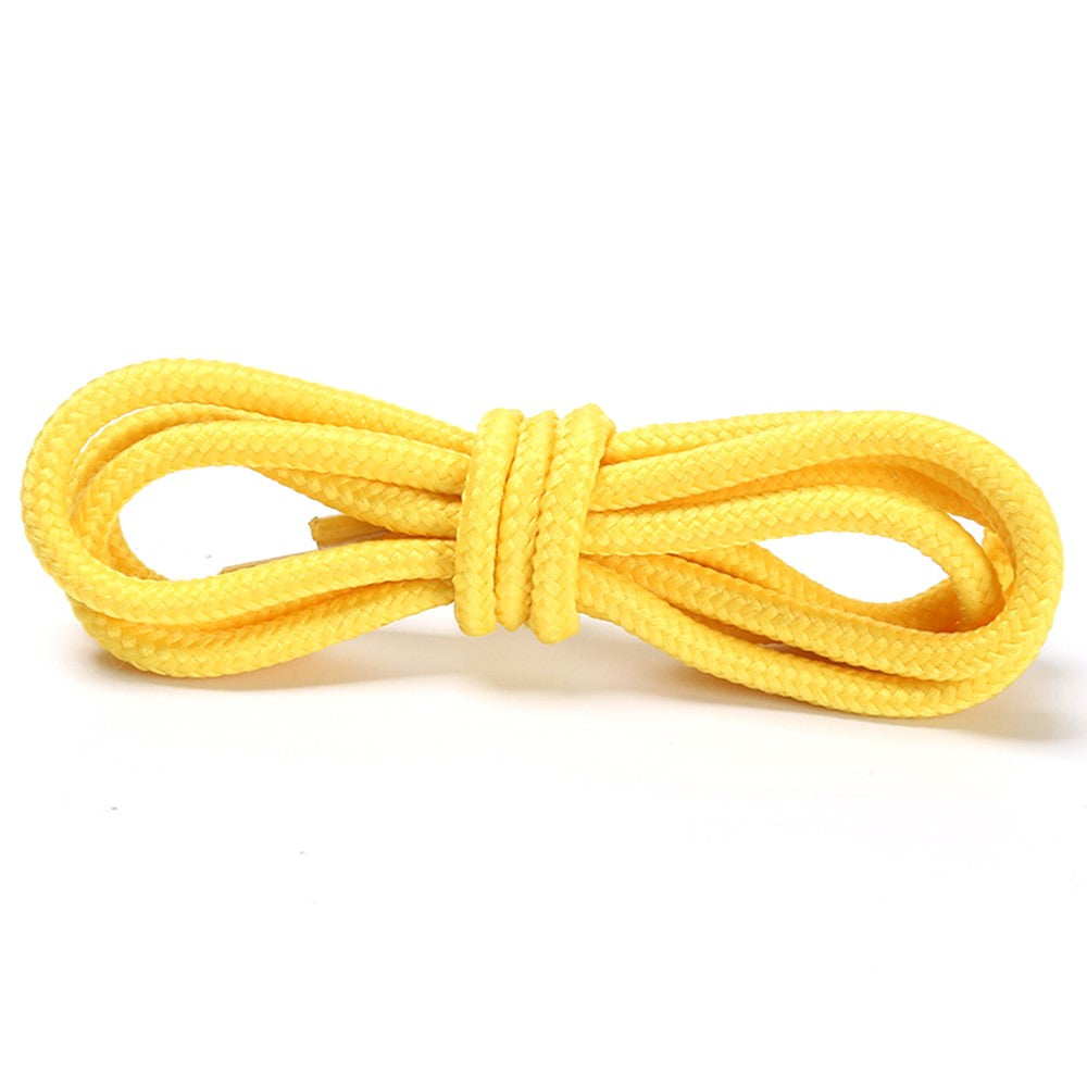 1 Pair Round 4mm Polyester Shoelaces Sneakers Hiking Shoes Hoods Trouser Ropes, 1.2m