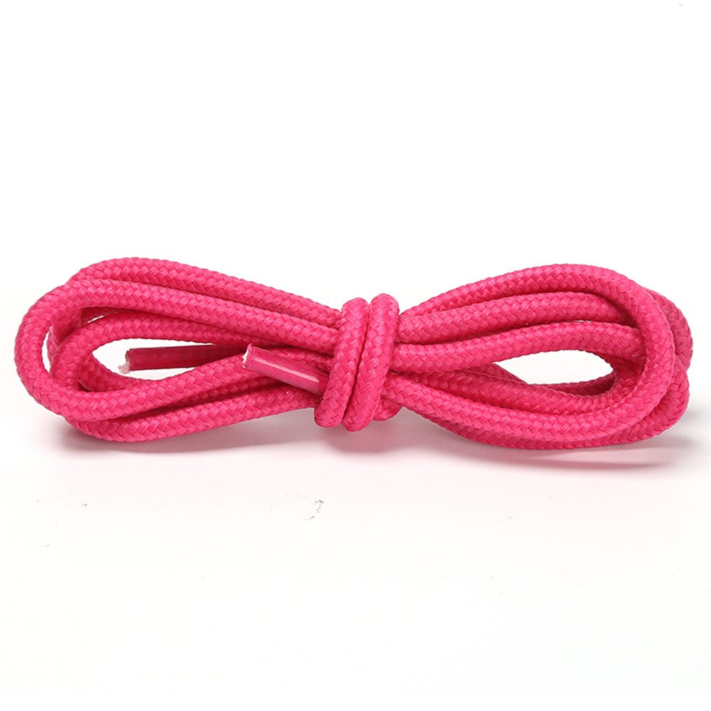 1 Pair Round 4mm Polyester Shoelaces Sneakers Hiking Shoes Hoods Trouser Ropes, 1.2m