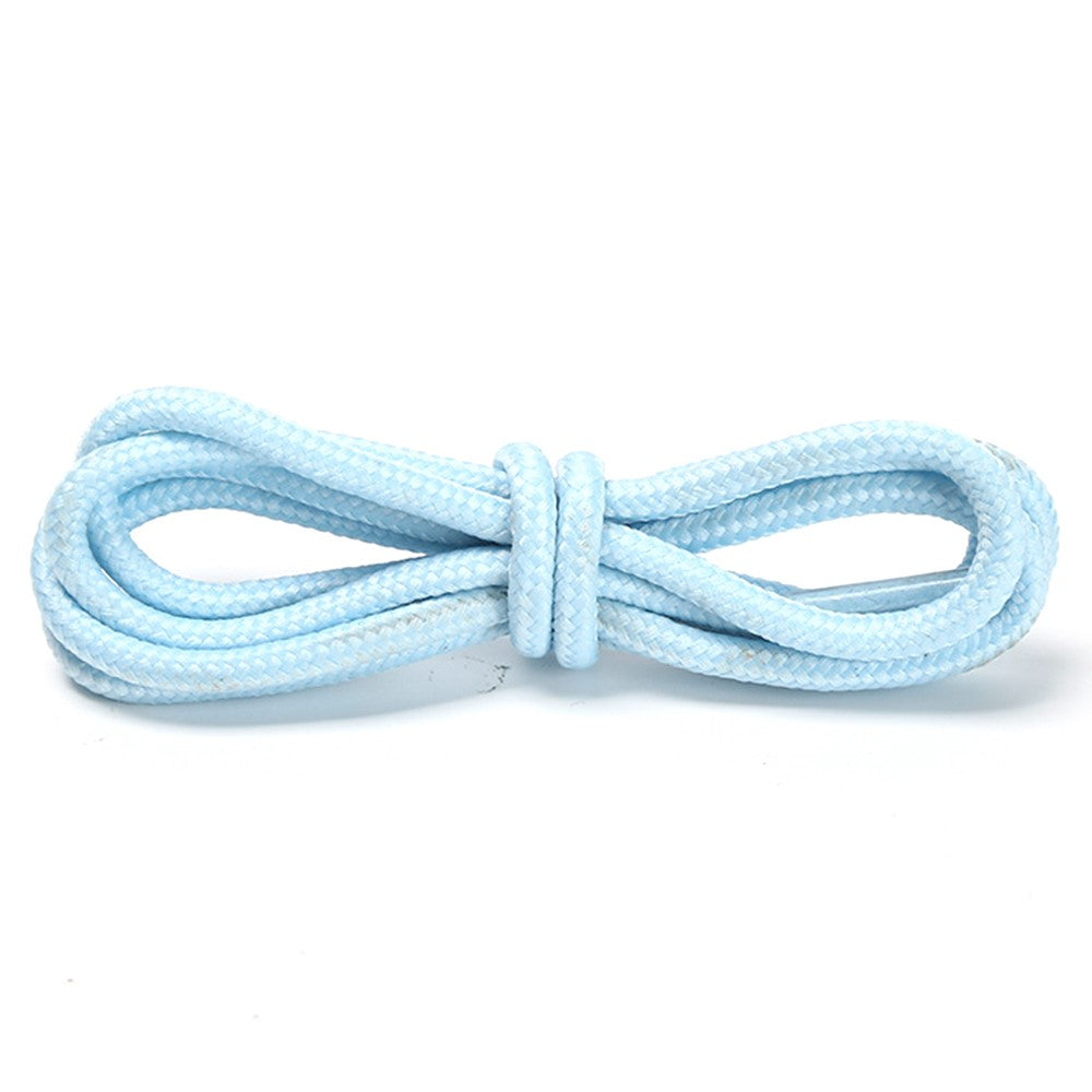 1 Pair Round 4mm Polyester Shoelaces Sneakers Hiking Shoes Hoods Trouser Ropes, 1.2m