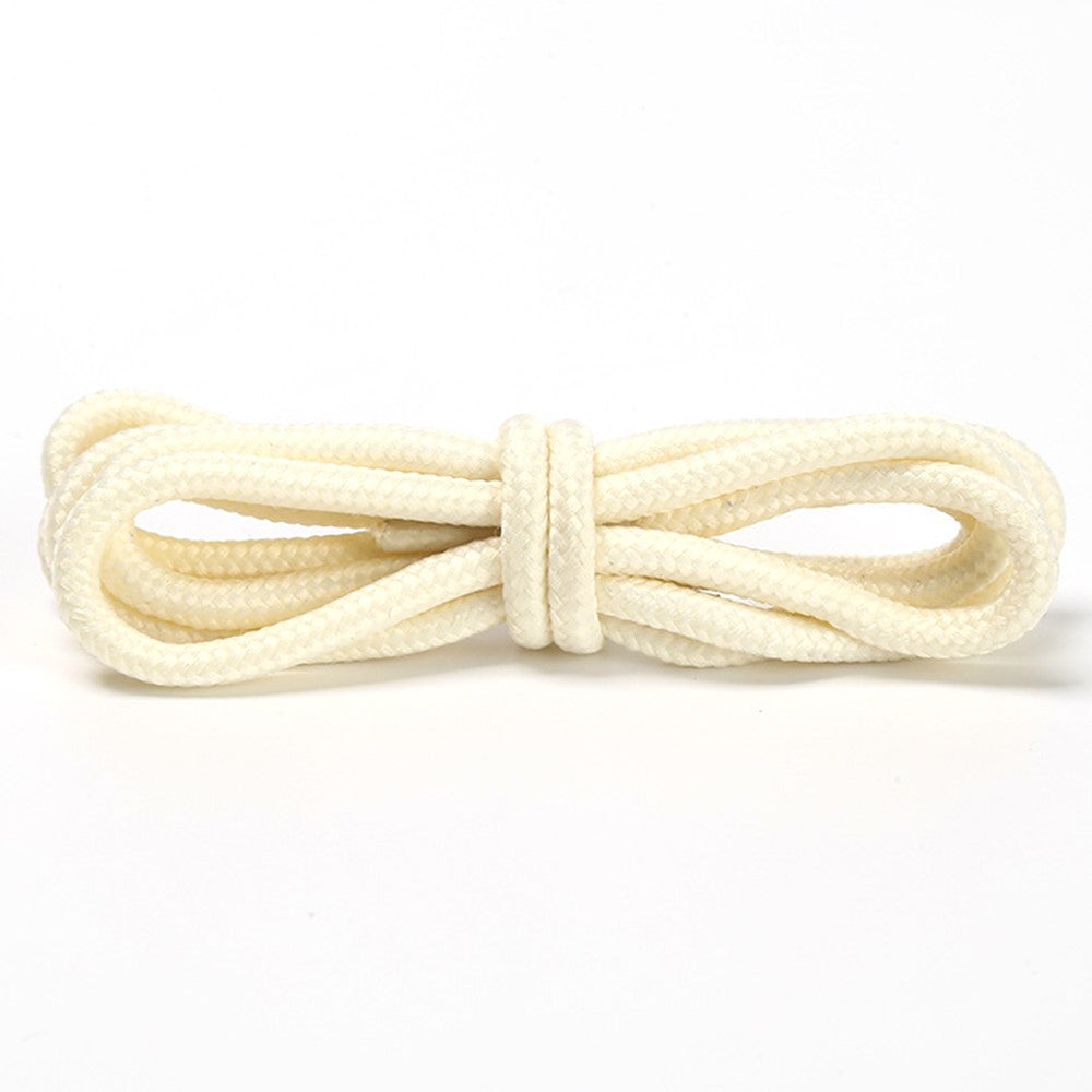1 Pair Round 4mm Polyester Shoelaces Sneakers Hiking Shoes Hoods Trouser Ropes, 1.2m