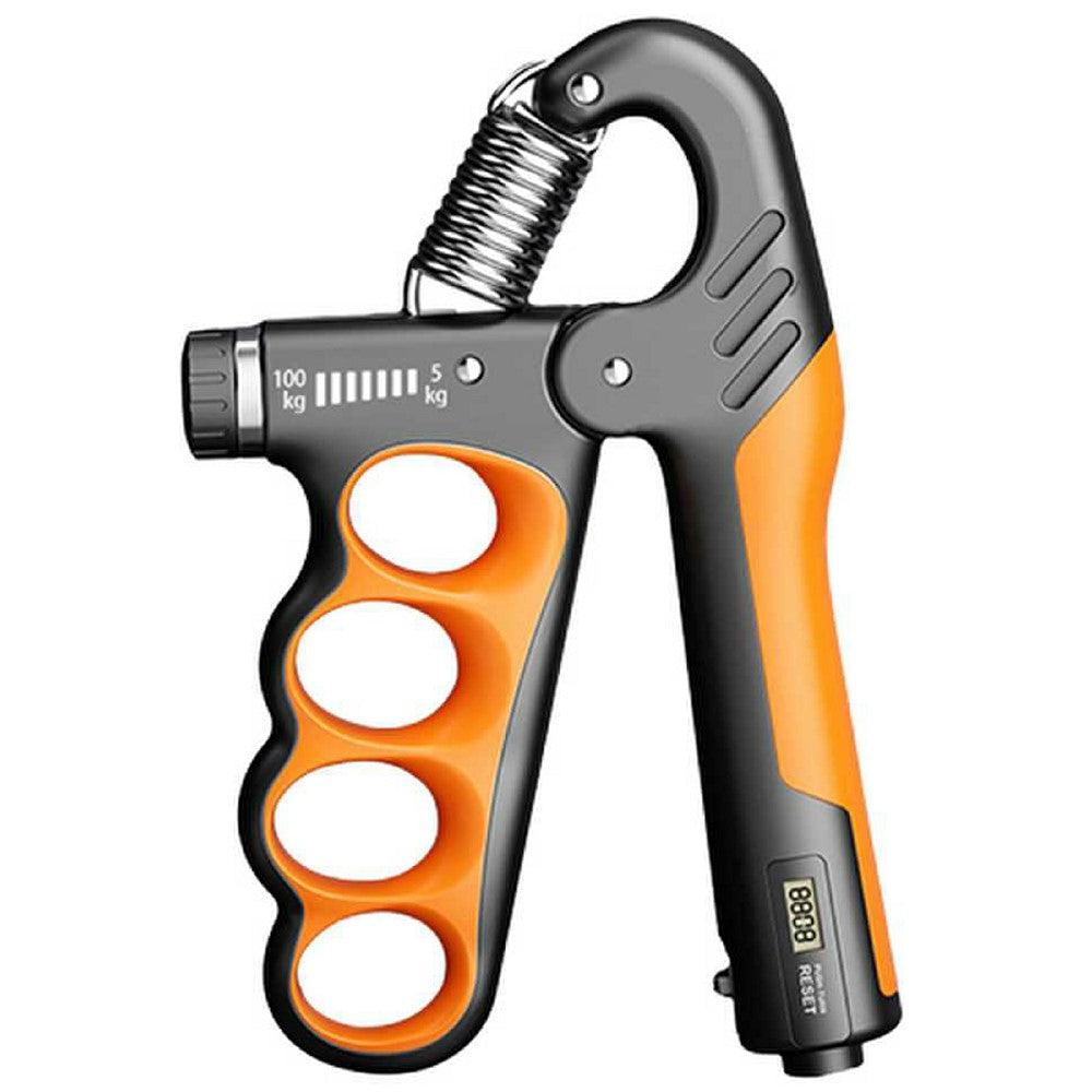 Adjustable Hand Grip Strengthener with Digital Counter Muscle Recovery Fitness Hand Force Training Tool