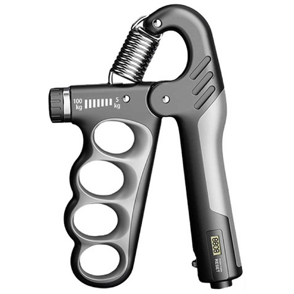Adjustable Hand Grip Strengthener with Digital Counter Muscle Recovery Fitness Hand Force Training Tool