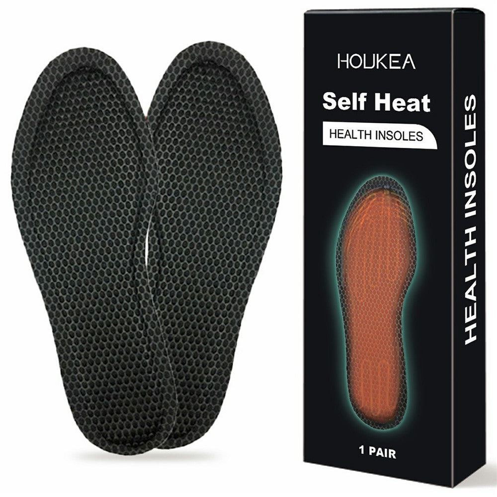 HOUKEA HK-B05-0027-01 Winter Self Heating Disposable Insoles Feet Warm Thermal Shoes Pads