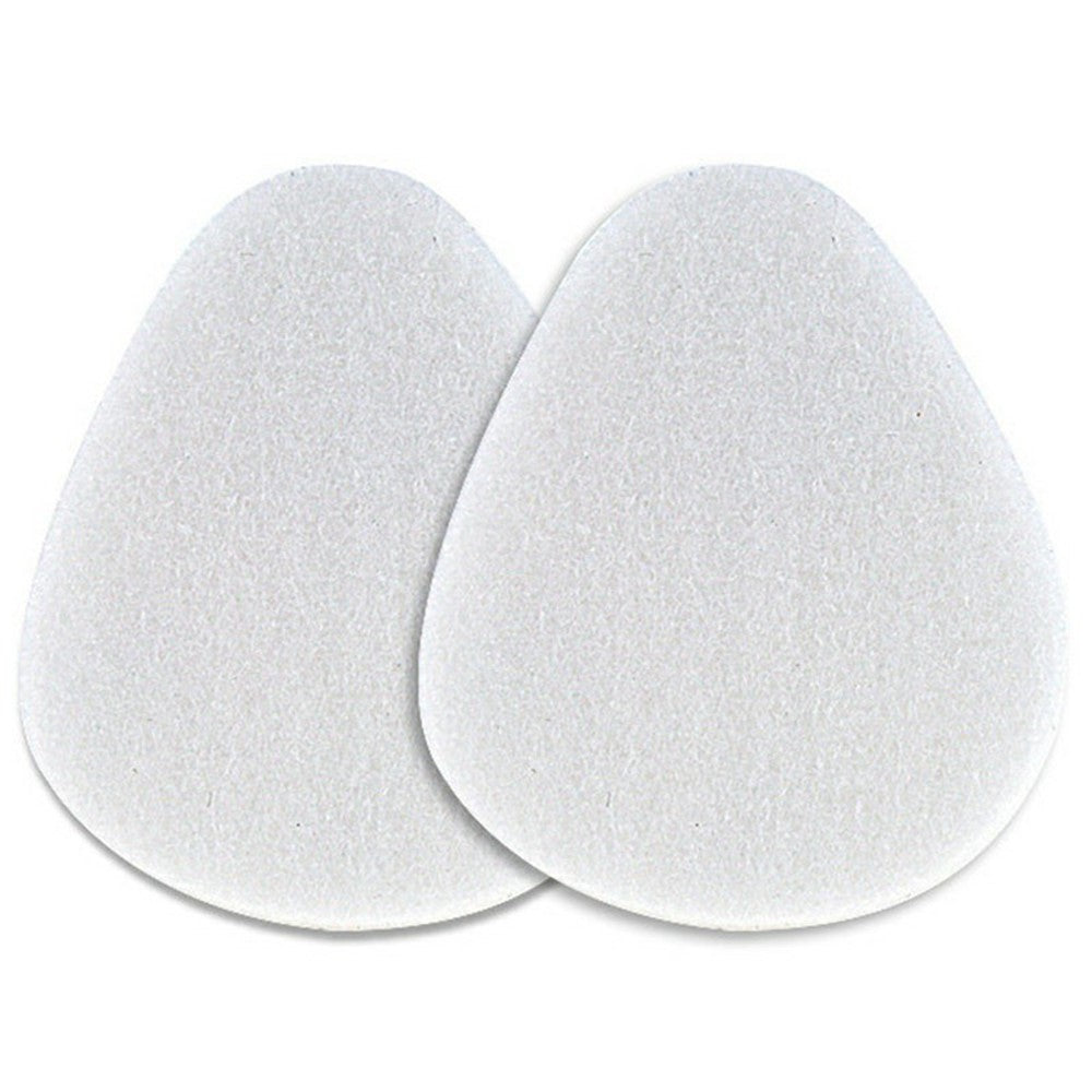 1 Pair Peach Shape Thickened Half Insoles High Heel Cushion Pads Wool Forefoot Inserts