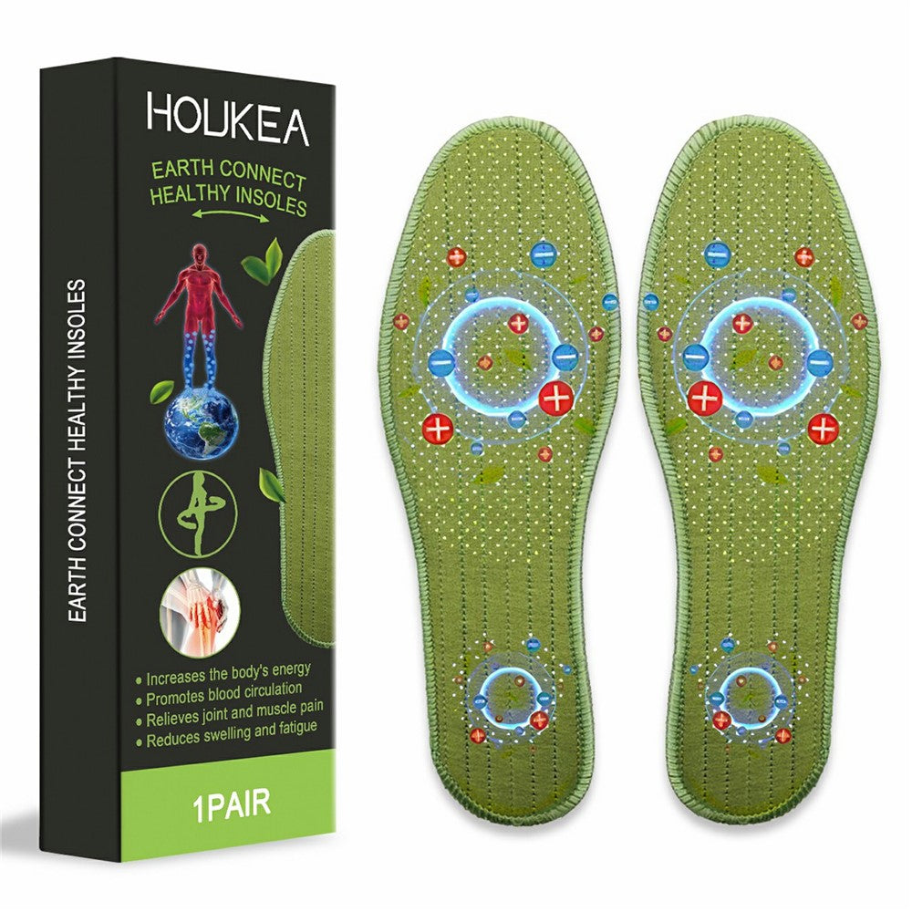 HOUKEA HK-B05-0038-01 Shoe Insoles Elastic Pain Relief Foot Care for Outdoor Sports / Running