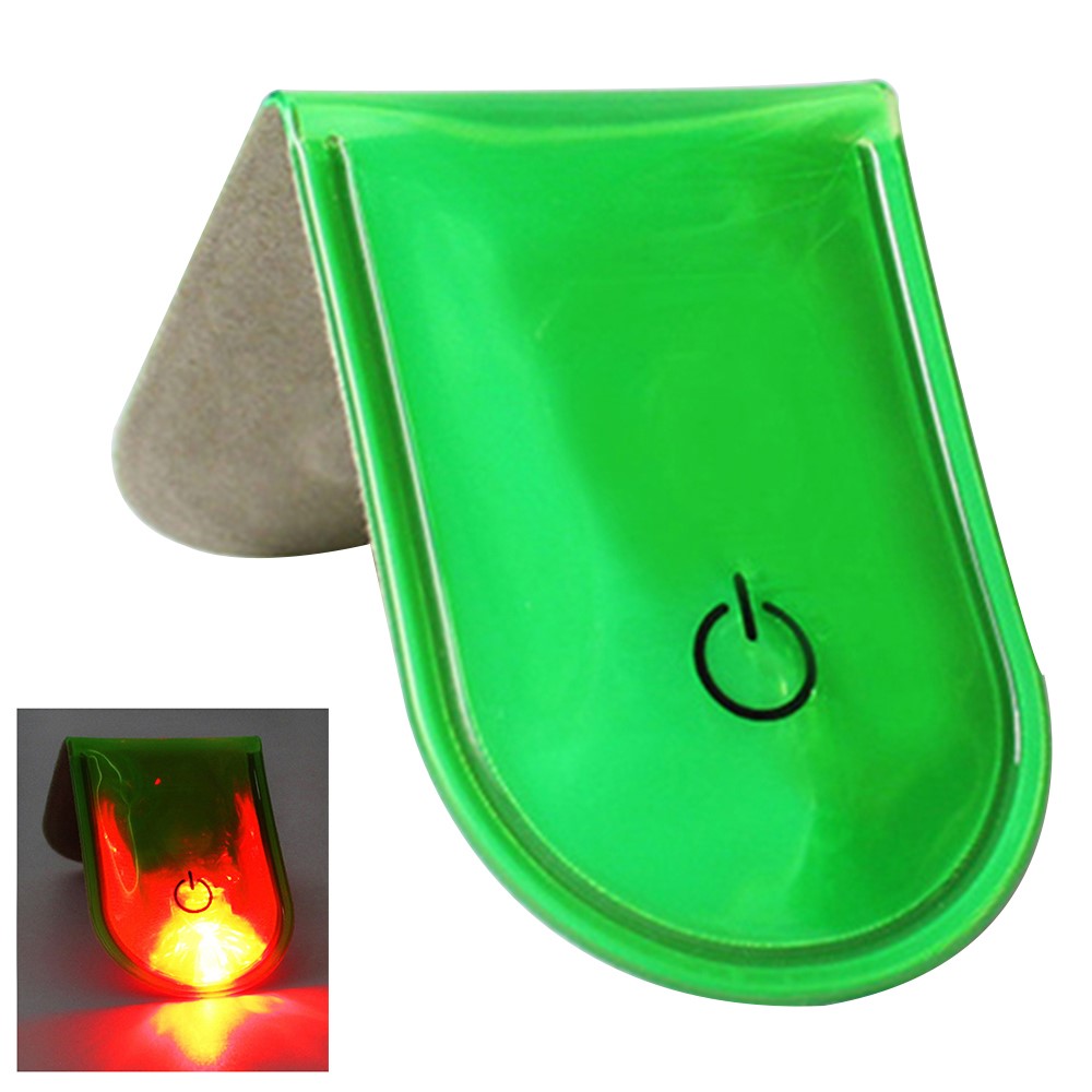 LED Magnetic Clip Lights Safety Warning Flashers for Night Running Camping Outdoor Activities