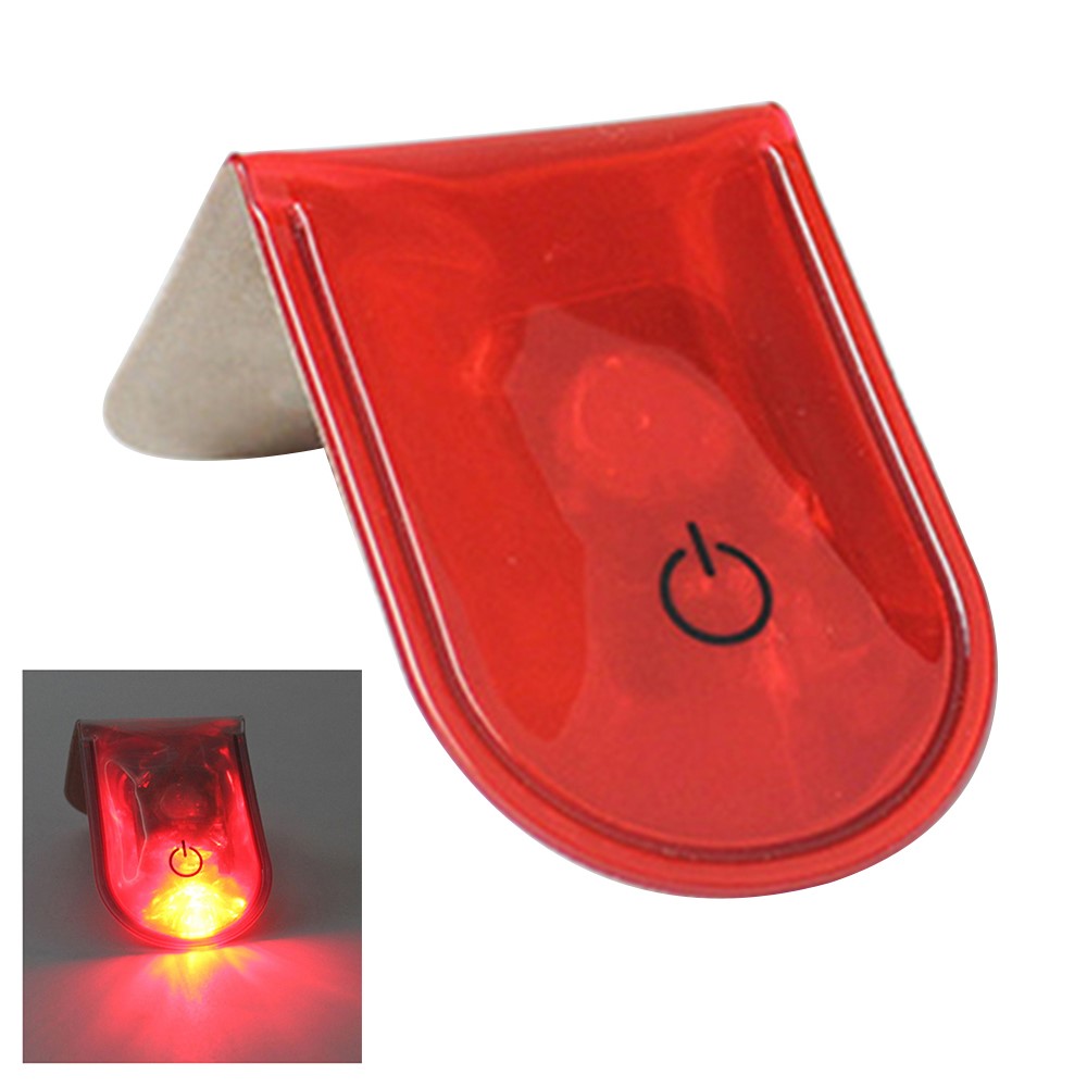 LED Magnetic Clip Lights Safety Warning Flashers for Night Running Camping Outdoor Activities