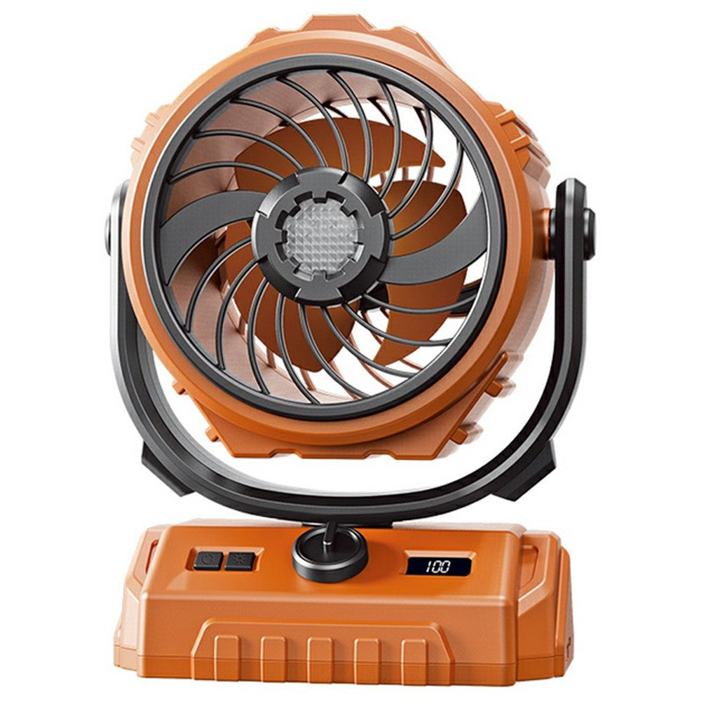 Outdoor Camping Fan 100 Speed 3 in 1 Hanging Fan with LED Light / Power Bank Function CE Certificated