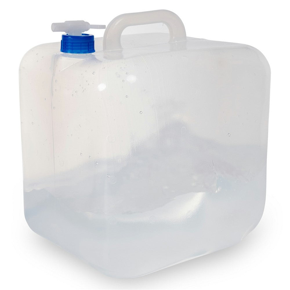 10L Collapsible Water Container with Tap Portable LDPE Water Bag for Emergency / Camping BPA Free, with FDA