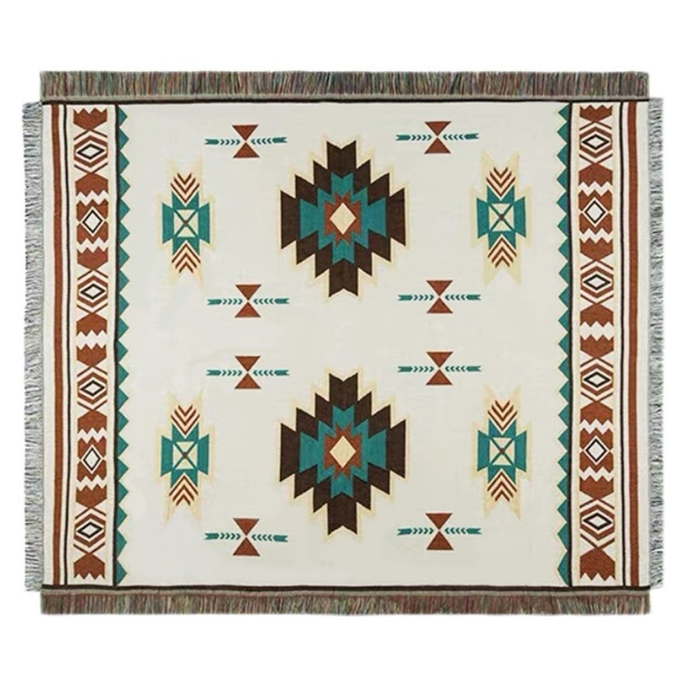 90x150cm Picnic Blanket Thick Moisture-Proof Bohemian Ground Mat for Outdoor Camping Beach