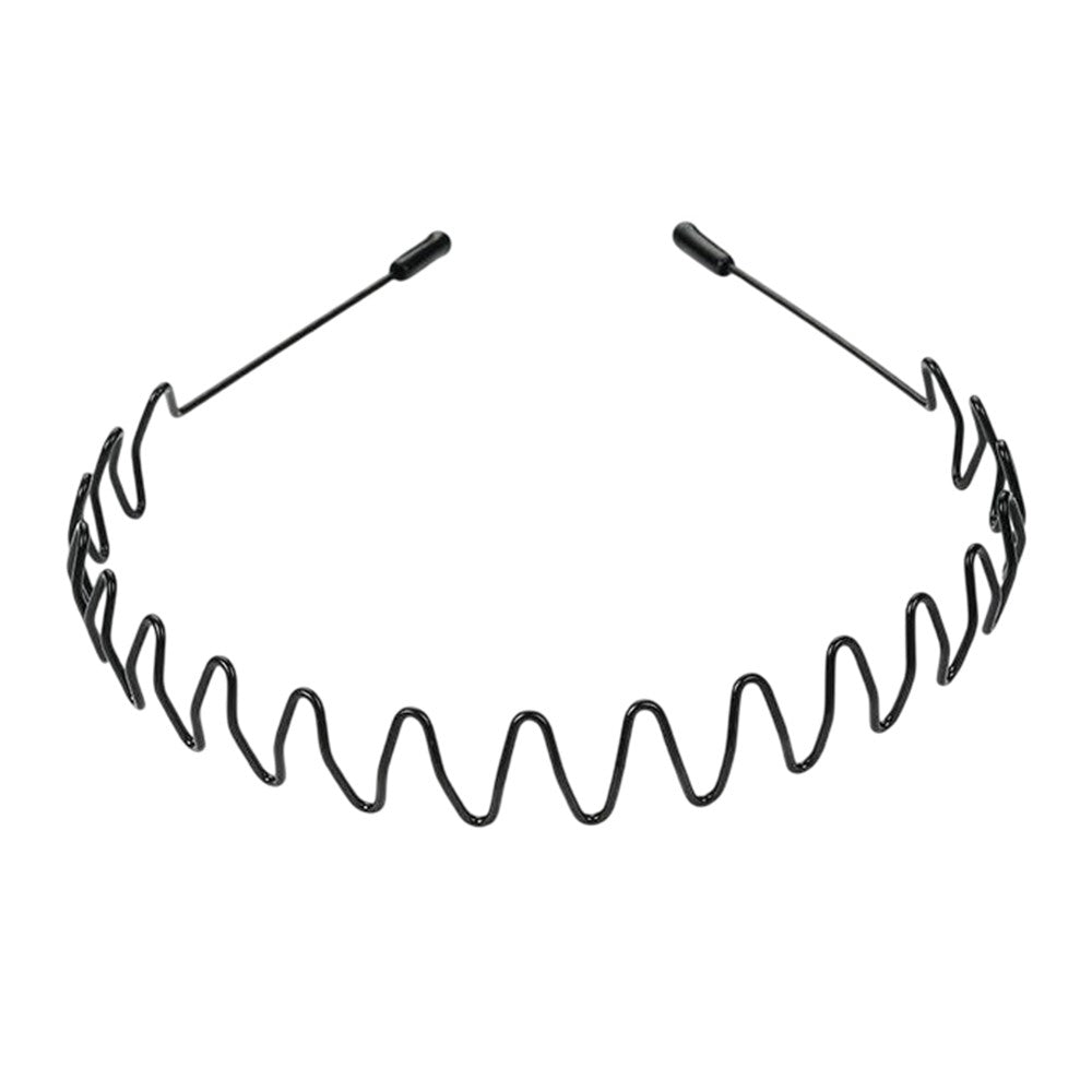 Metal Invisible Hair Band Headband Non Slip Sports Hairband for Slicked Back Hairstyles